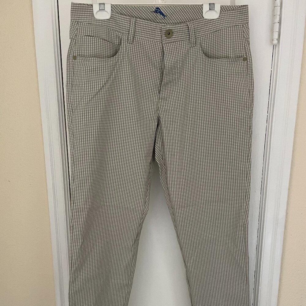 Tommy Bahama Checkered  33x30 comfy work pants